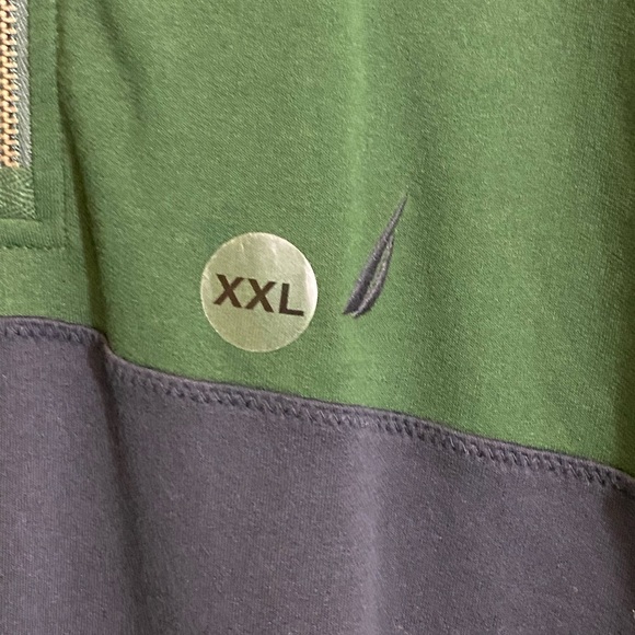 NWT NAUTICA PULLOVER SIZE XXL Three-quarter zip - Picture 9 of 10